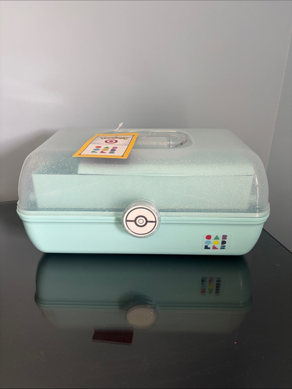 Caboodles Pokemon Glitter Top Craft Storage Case